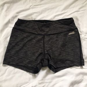 Avia spandex workout shorts grey SMALL